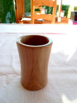 Pot à stylo en bois de chêne