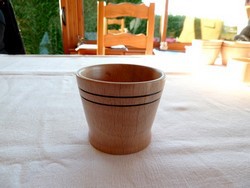Récipient en bois d'hêtre