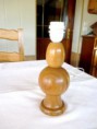 Pied de lampe en bois de chêne et frêne